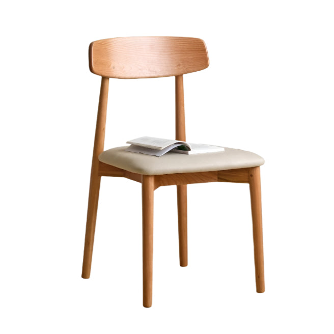 4 pcs set - Black Walnut, White Ash, Ach, Oak, Cherry, Solid RubberWood Dining Chair