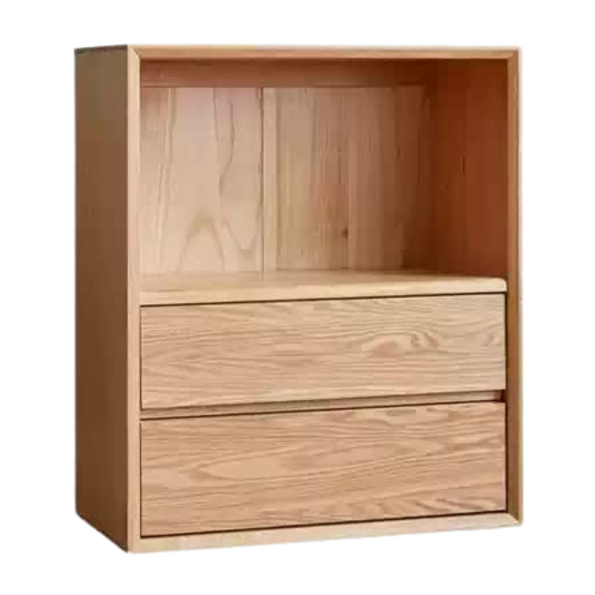 Oak Solid Wood Modern Creative Bookcase