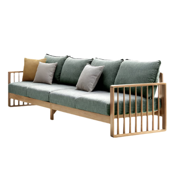 Ash Solid Wood Corner Modern Simple Sofa.
