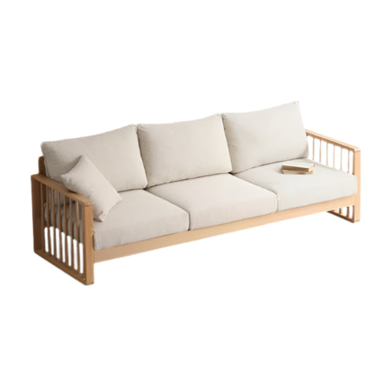 Ash Solid Wood Corner Modern Simple Sofa.