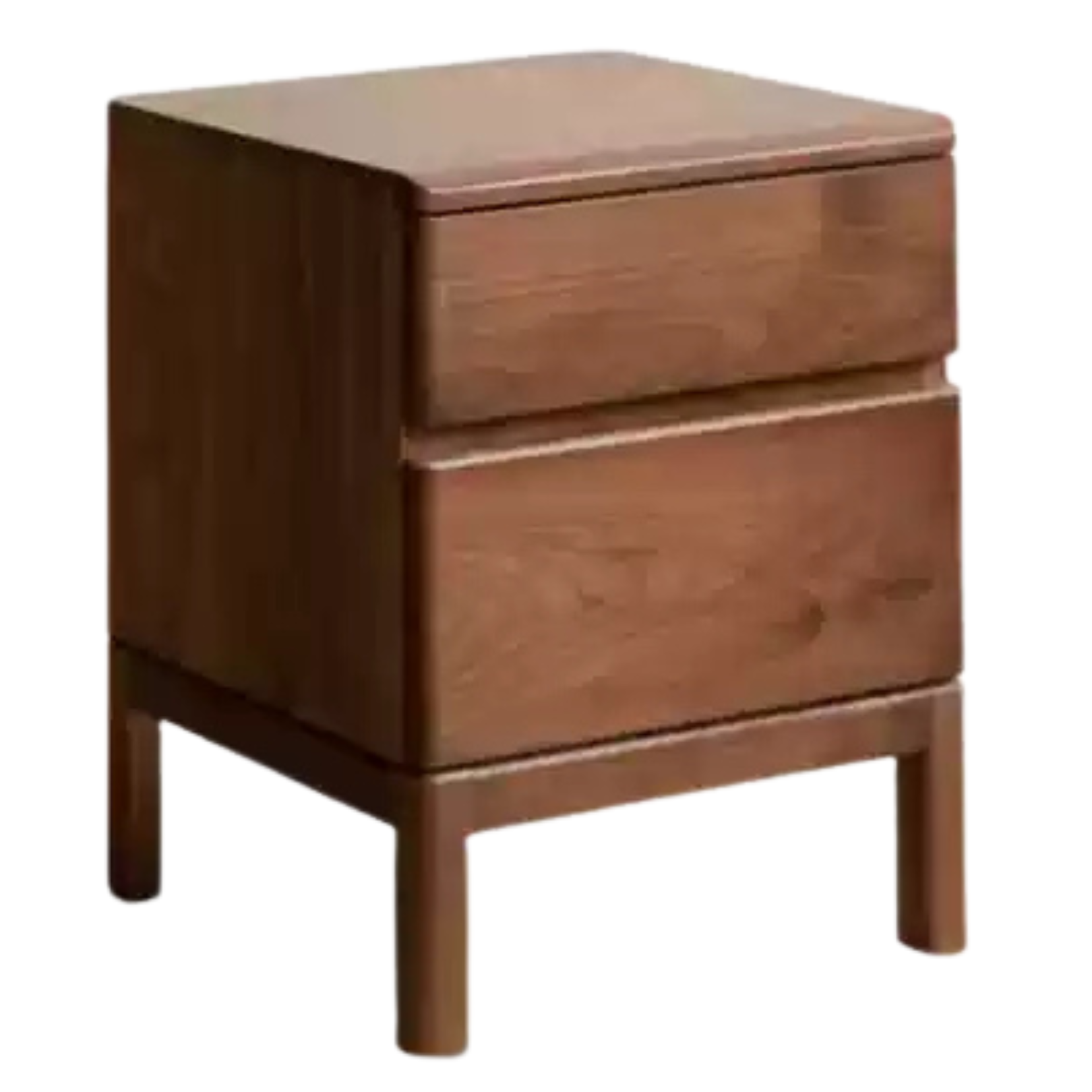 Black Walnut, Ash Solid Wood Storage Nightstand