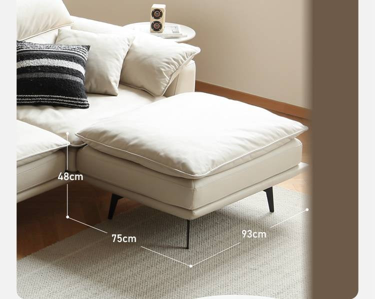 Fabric Soft Footstool Modern And Simple Footrest-
