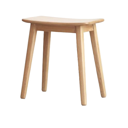 Ash, Oak Solid Wood Modern Makeup Stool
