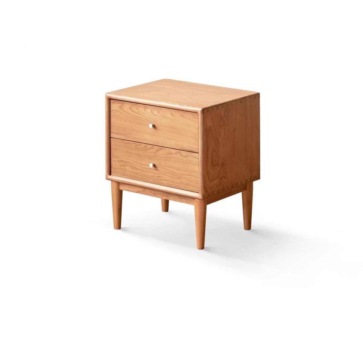South American Walnut, Black Walnut, Cherry, Ash Solid Wood Nightstand.