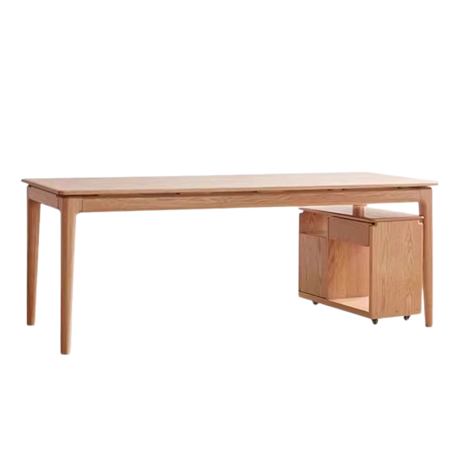 Oak Solid Wood Long Office Desk