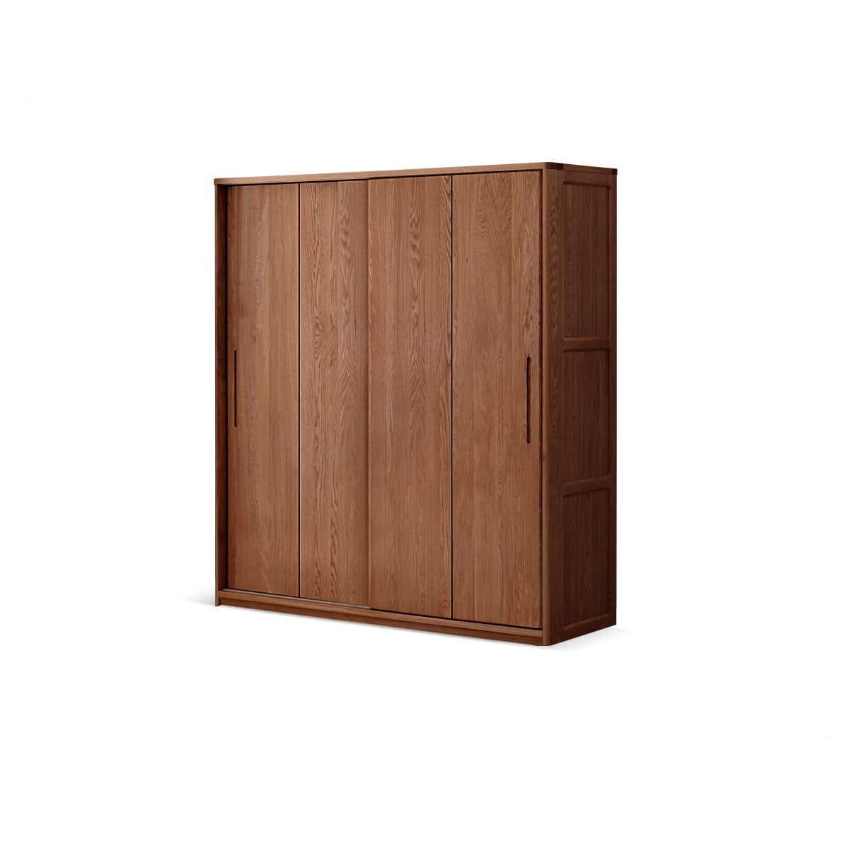 Oak, Ash Solid Wood Wardrobe Sliding Door.