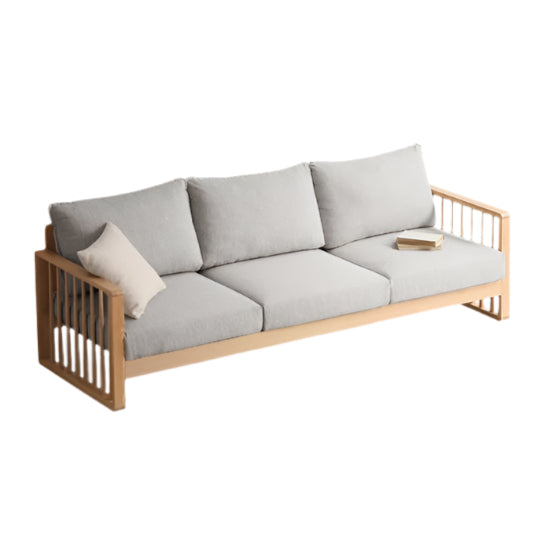 Ash Solid Wood Corner Modern Simple Sofa.