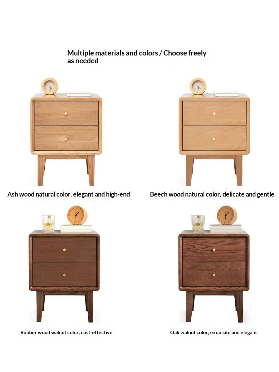 Beech, Oak, Solid RubberWood, Ash solid wood Nightstand