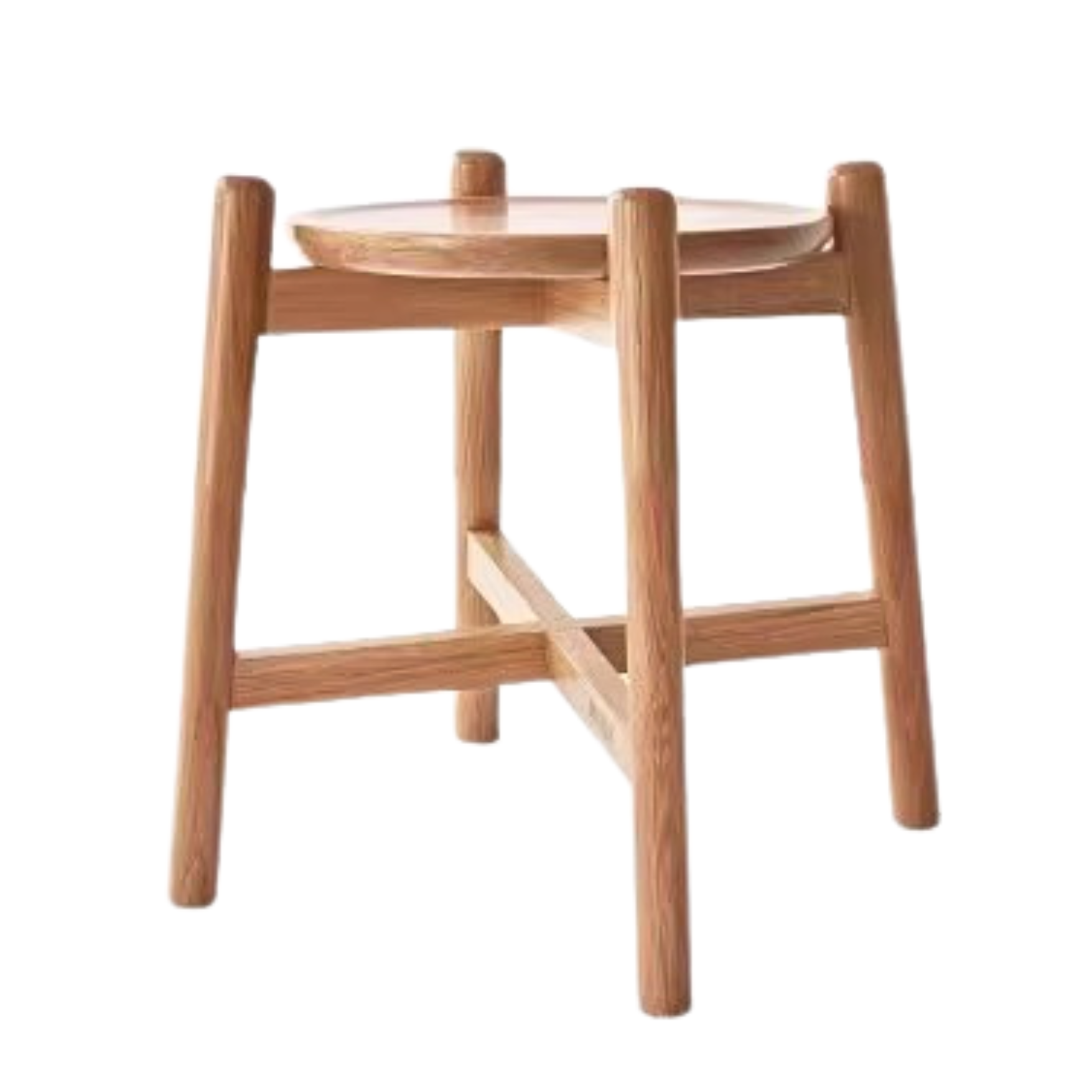 Oak Solid Wood Flower Rack Storage Rack