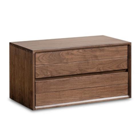 Black Walnut Solid Wood Free Combination Multifunctional Bookcase.