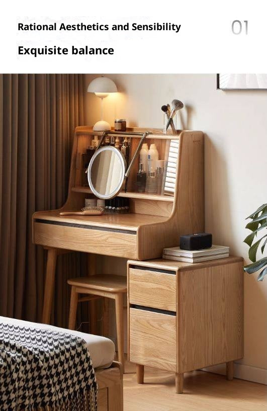 Ash Solid Wood Modern Dressing Table