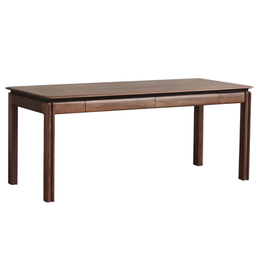 Black Walnut, Ash, Sandalwood Solid Wood Modern Large Office Table