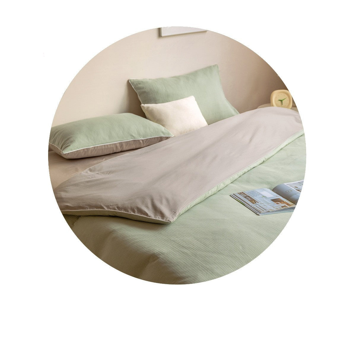 нет Pure Cotton Four Piece Set, Bed Sheet and Quilt Cover, High Quality Bedding Supplies
