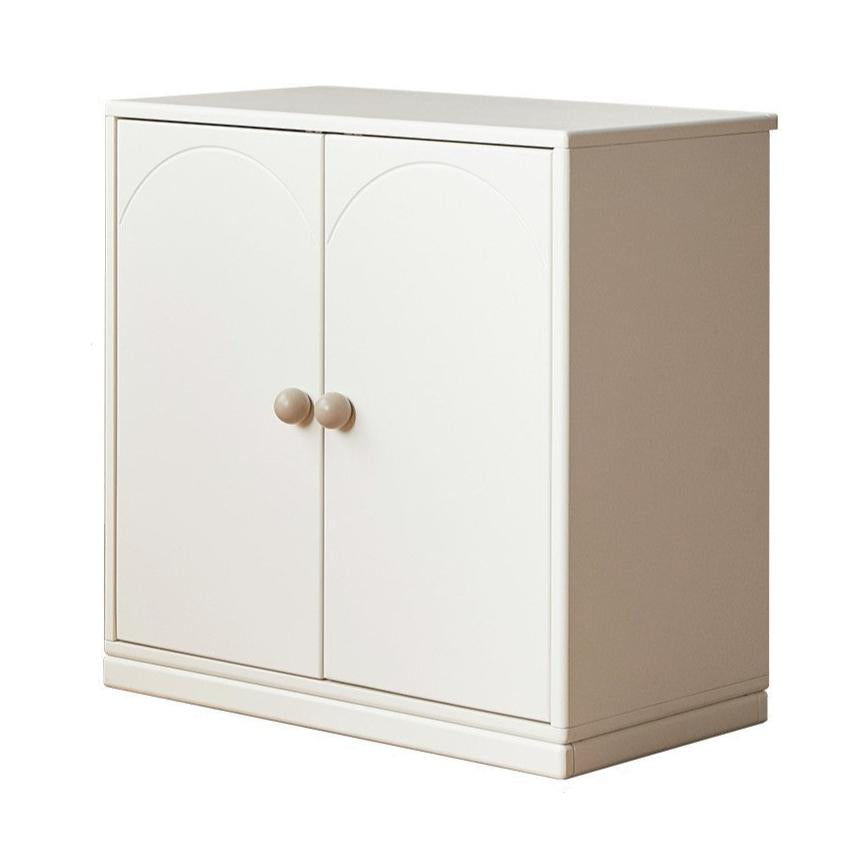 Pine Solid Wood Cream Style Kids Dresser And Cabinet