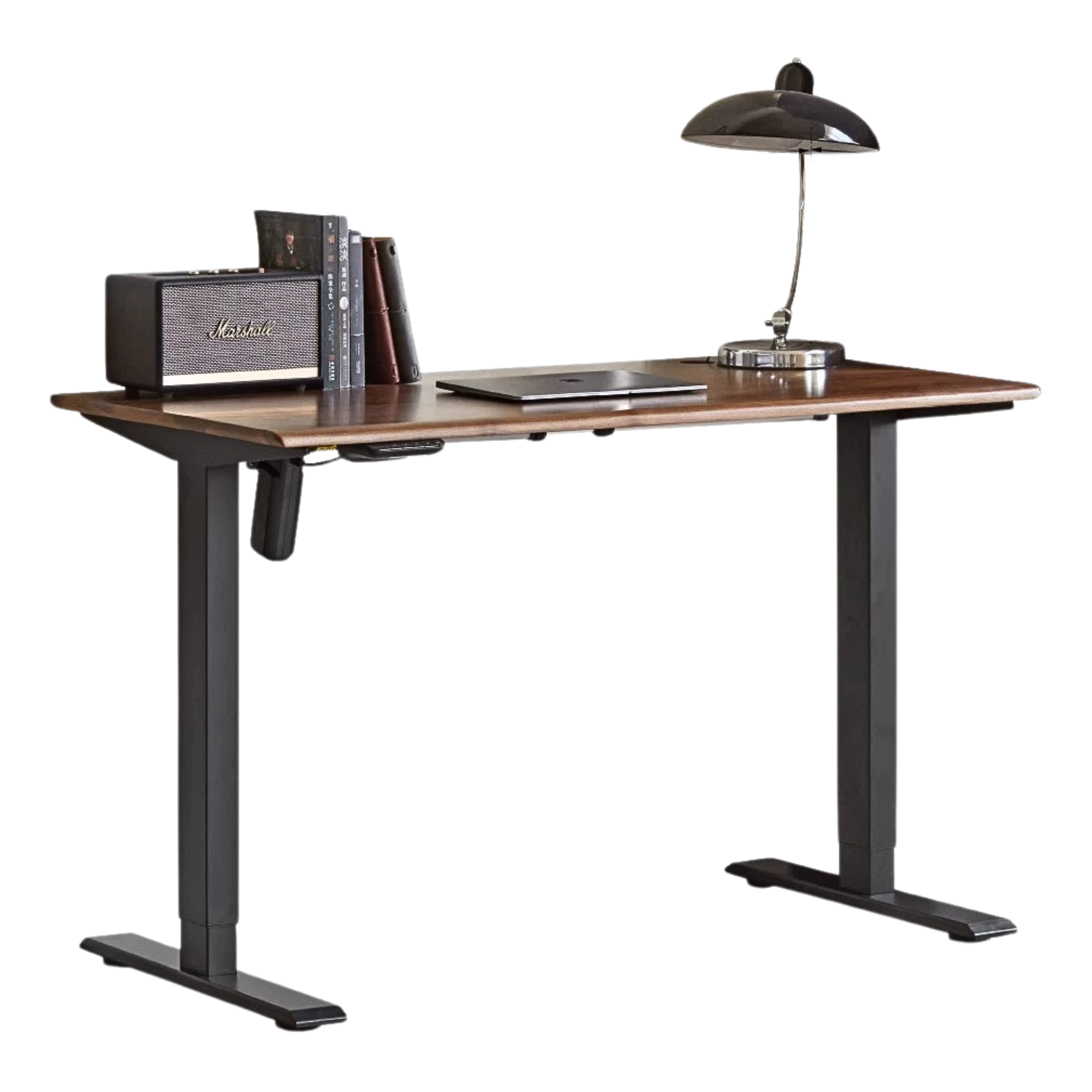 Black Walnut, Oak Solid Wood Electric Elevating Desk