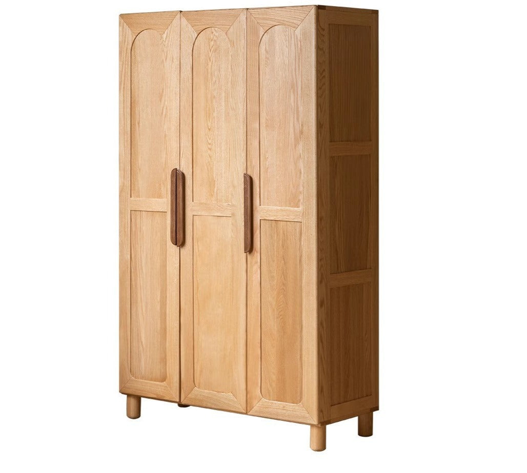 Oak Solid Wood Kid's Wardrobe
