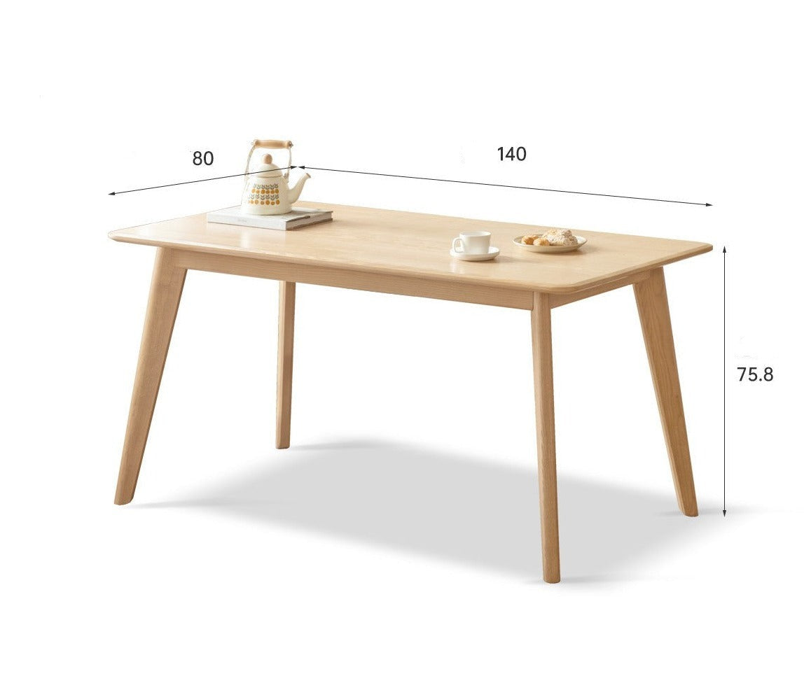 Oak, Ash Solid wood dining table "