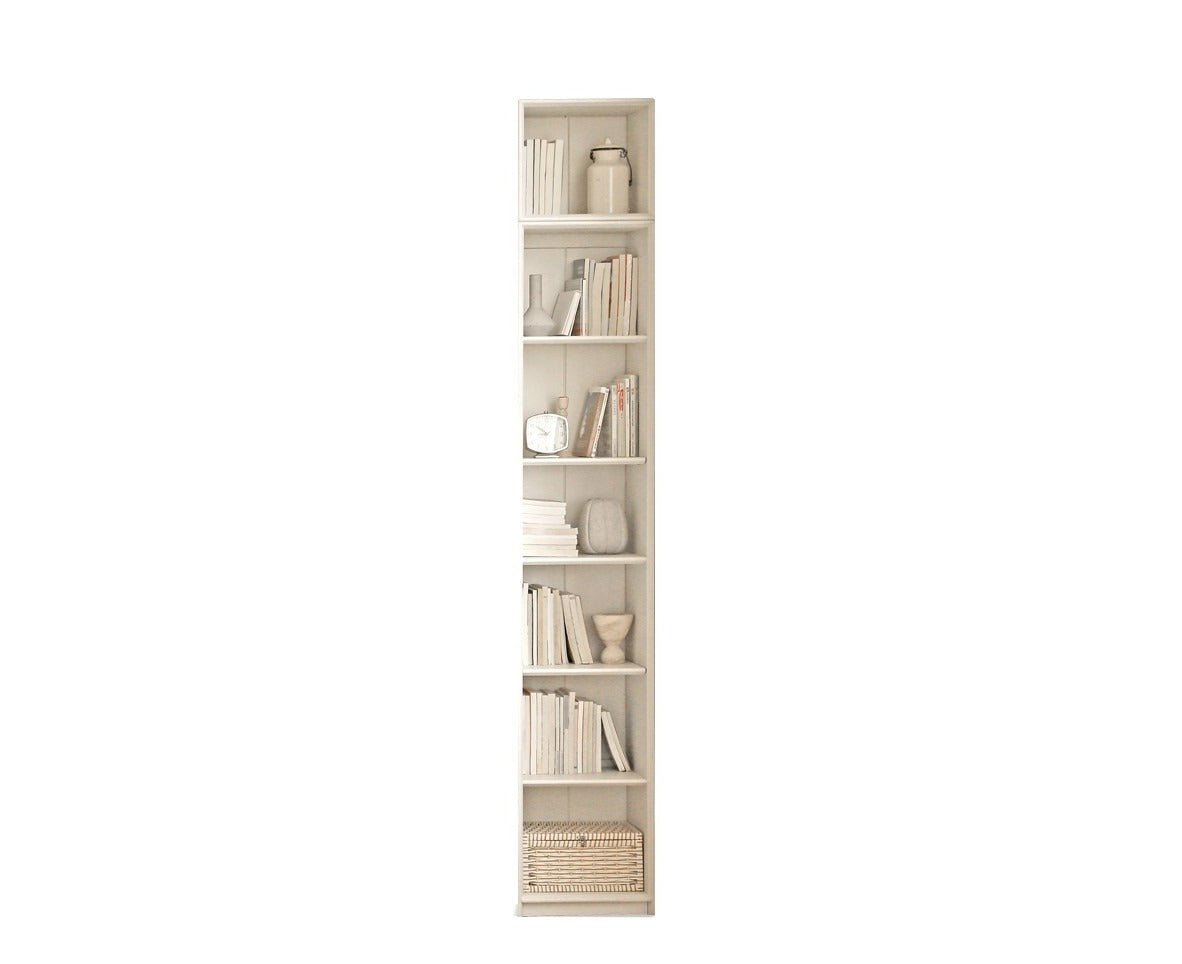 Oak Solid Wood Combination Bookcase Glass Door Floor-to-ceiling Bookshelf