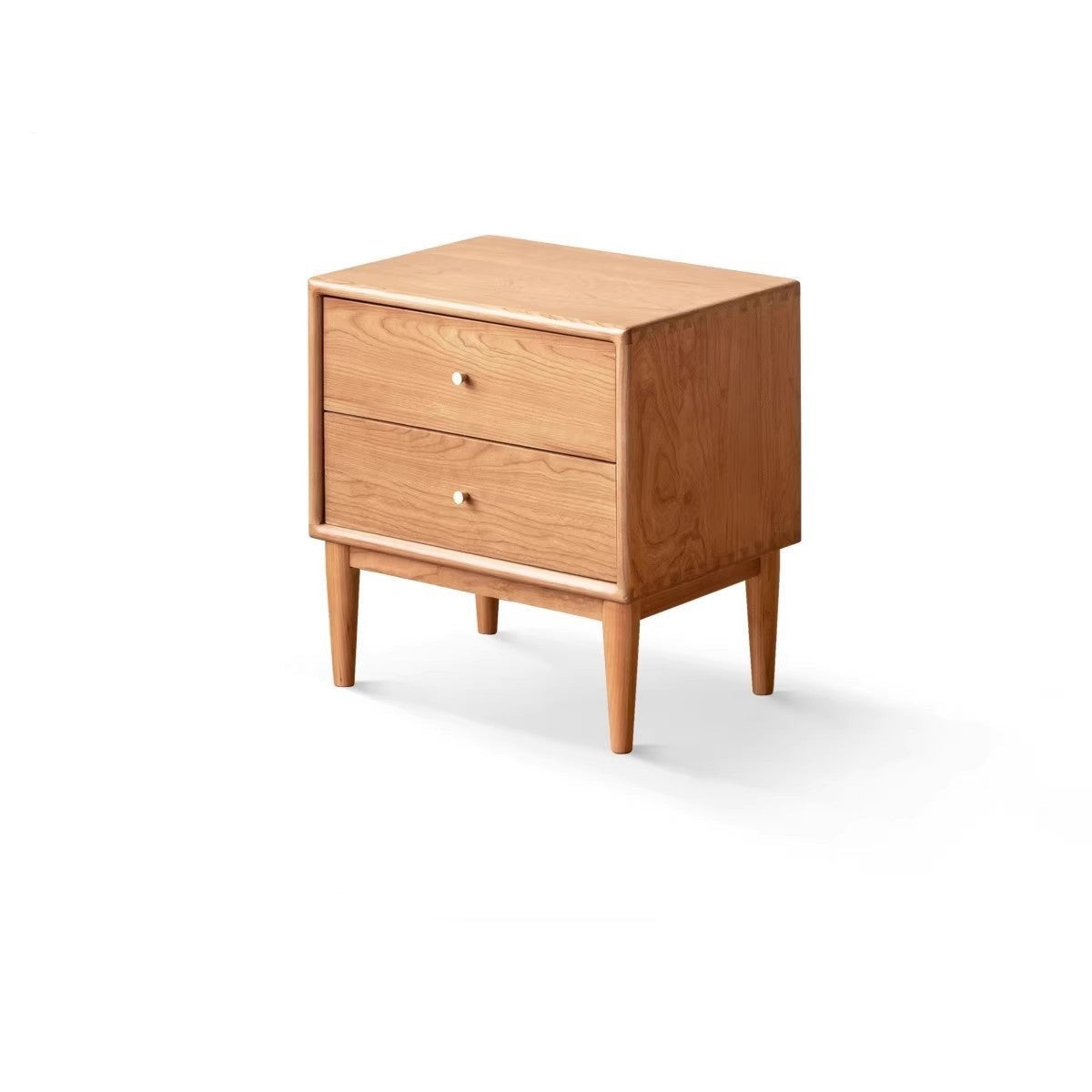 South American Walnut, Black Walnut, Cherry, Ash Solid Wood Nightstand.