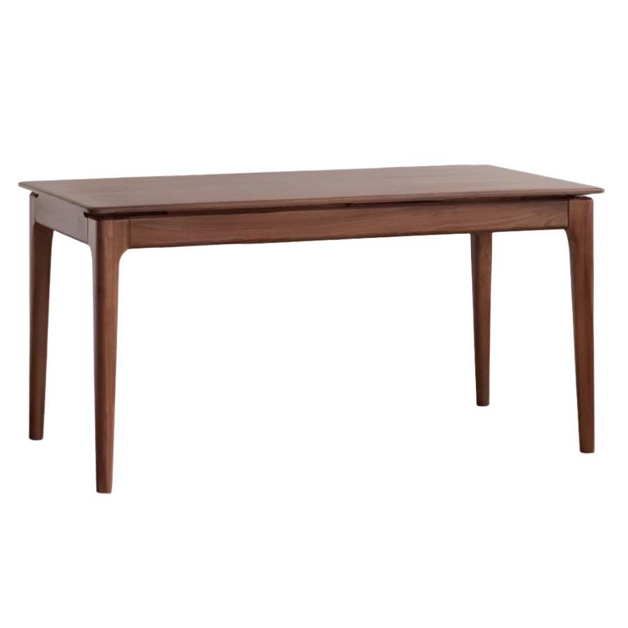 Black Walnut Solid Wood Rectangular Long Dining Table