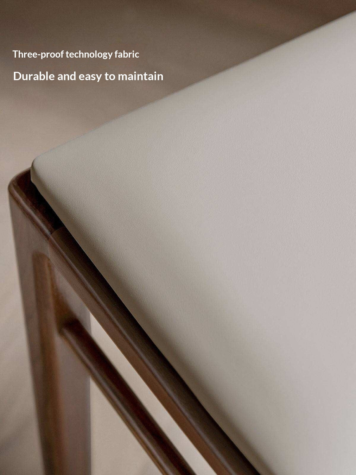 ASh Solid Wood Makeup Stool