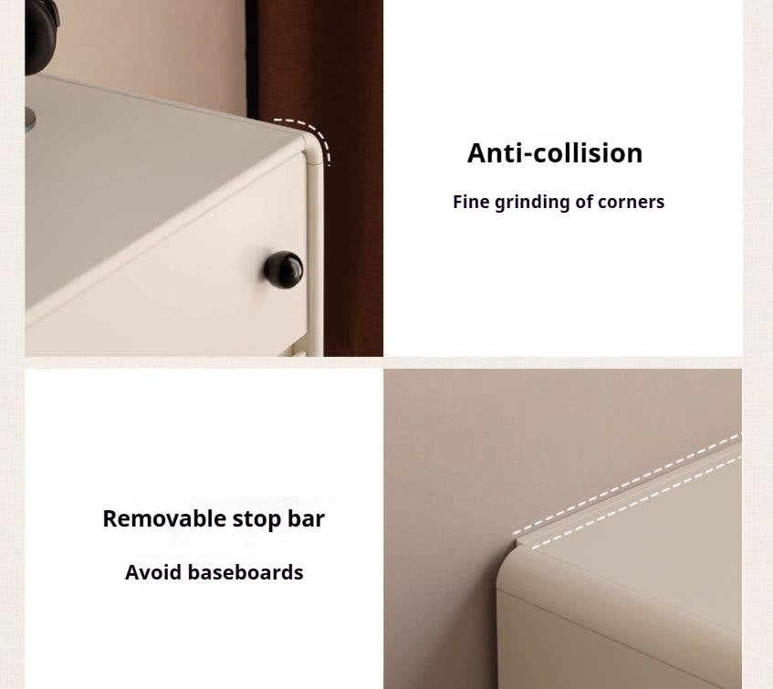 Solid Rubberwood Modern Drawer Chest