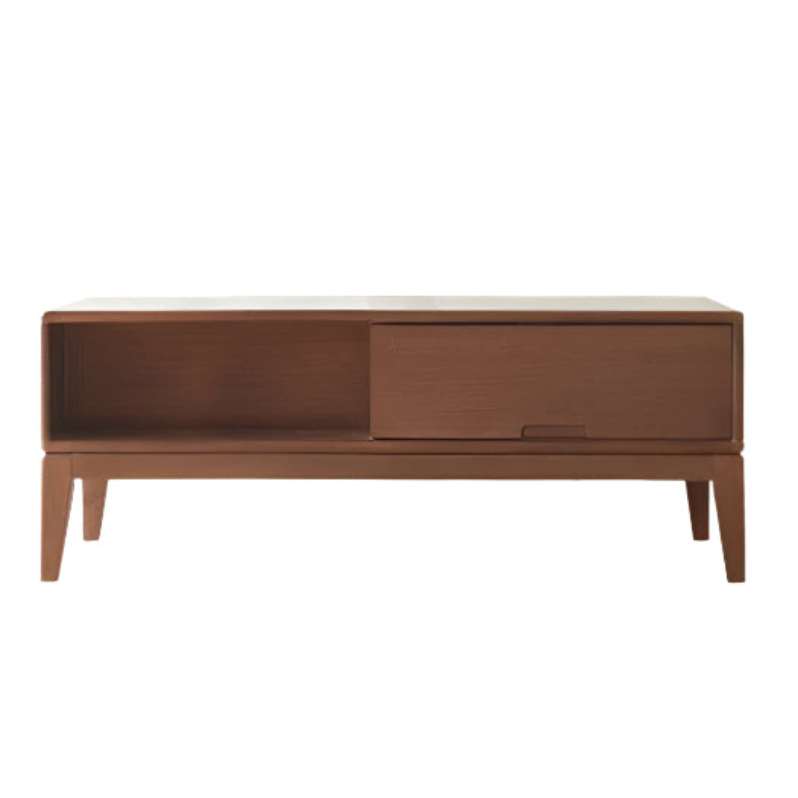 Black Walnut, Ash Solid Wood Modern Coffee Table