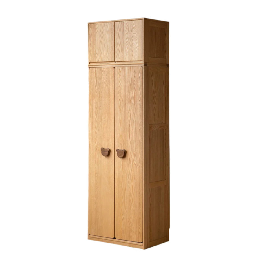 Oak Solid Wood Kids Wardrobe