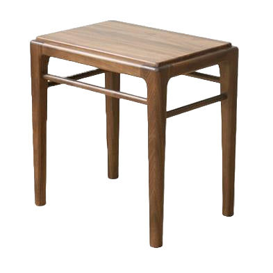 Black Walnut Solid Wood Makeup Stool