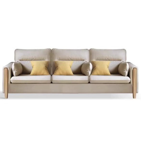 Ash Solid Wood Technology Fabric Corner Sofa.