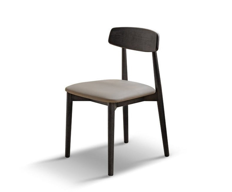 2 pcs set- solid wood dining chair simple modern-
