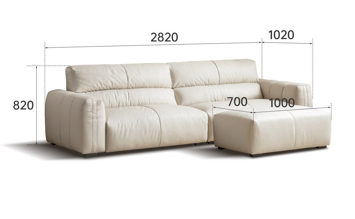 Technology cloth sofa cream style"
