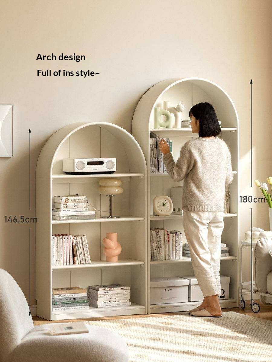 Tulipwood Solid Wood Arch Bookshelf.