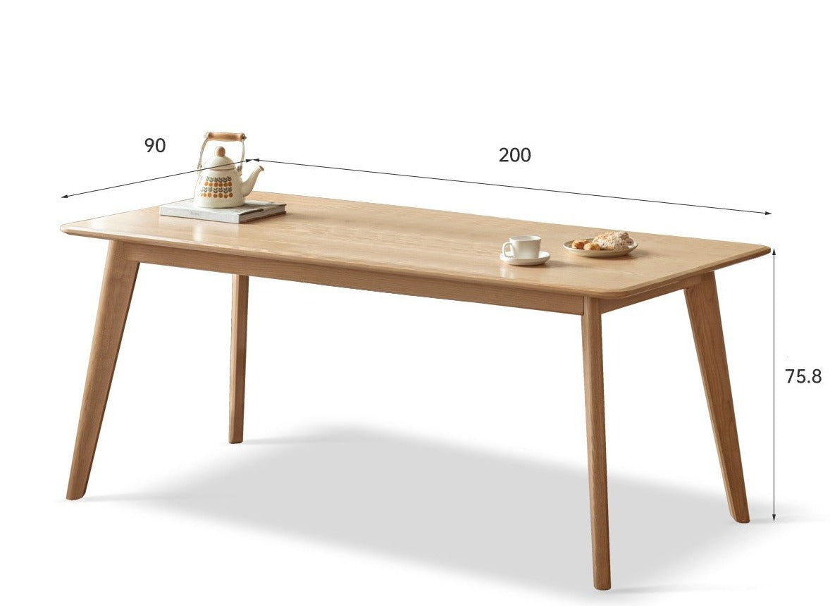 Oak, Ash Solid wood dining table "