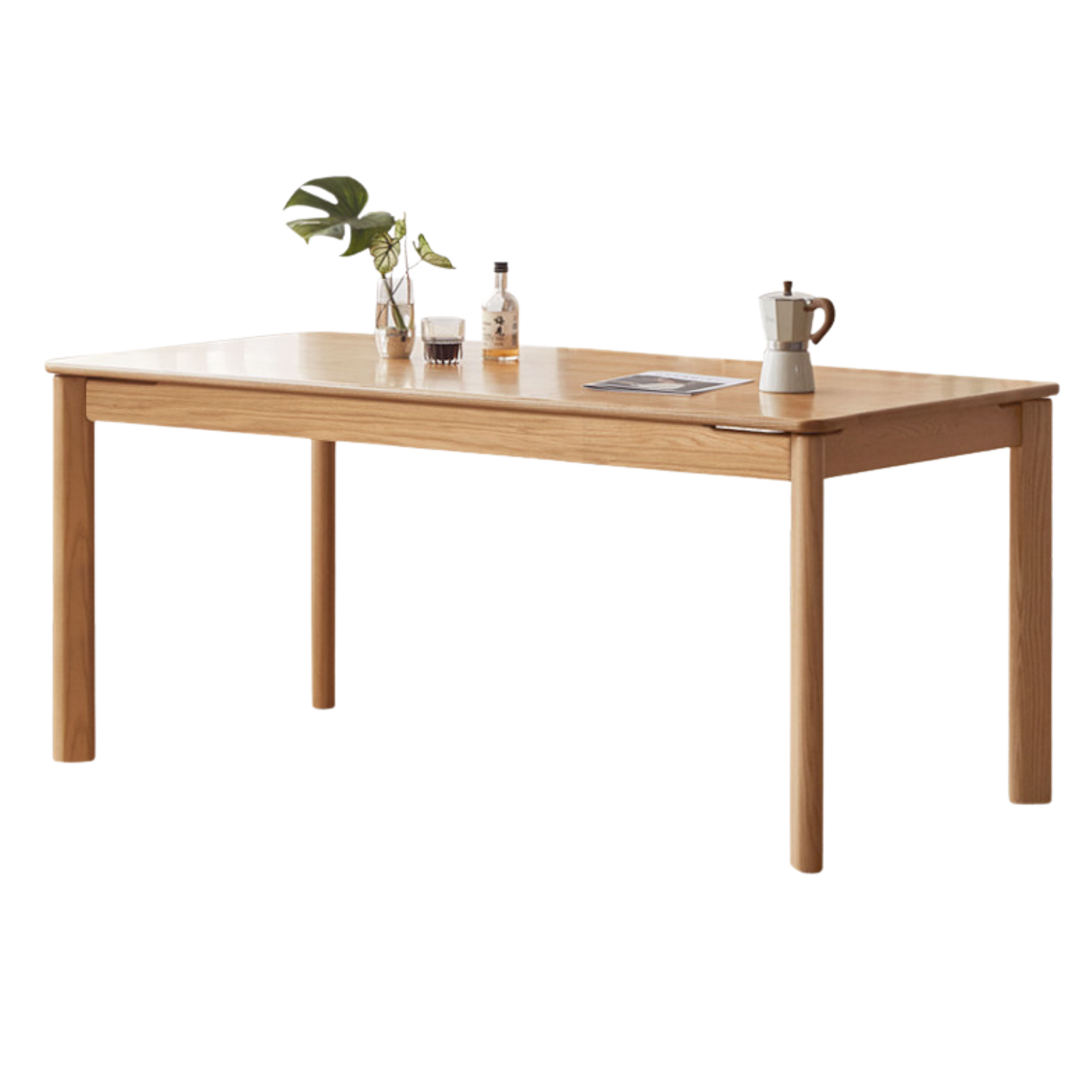 Ash, Oak Solid Wood Long Dining Table