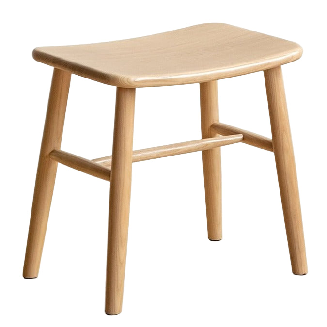 Black Walnut, Ash, Oak, Sandalwood Solid Wood Makeup Stool
