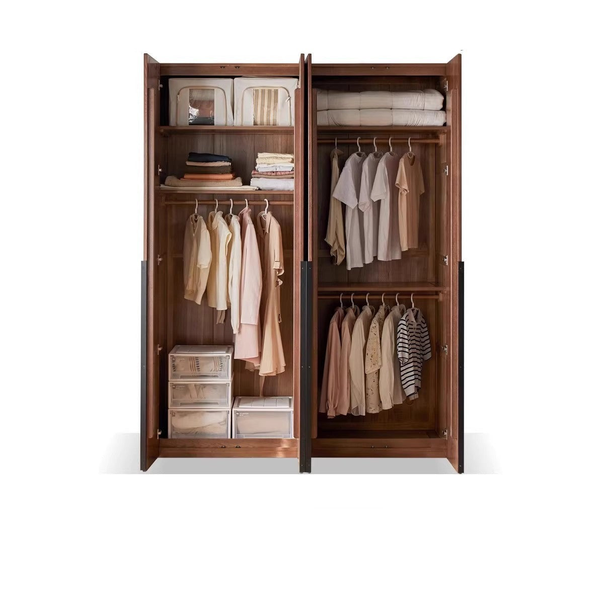 Oak Solid Wood Wardrobe.