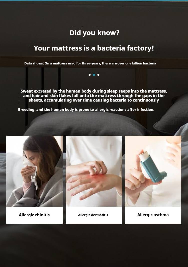 Zero-Glue Latex Mattress with Silver Ion, Soft Sponge, and Independent Spring