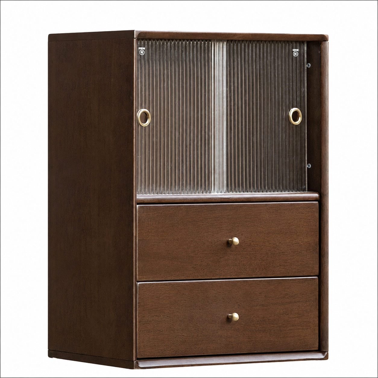 Rubberwood Solid Wood Modular Bookcase and TV Stand Combo