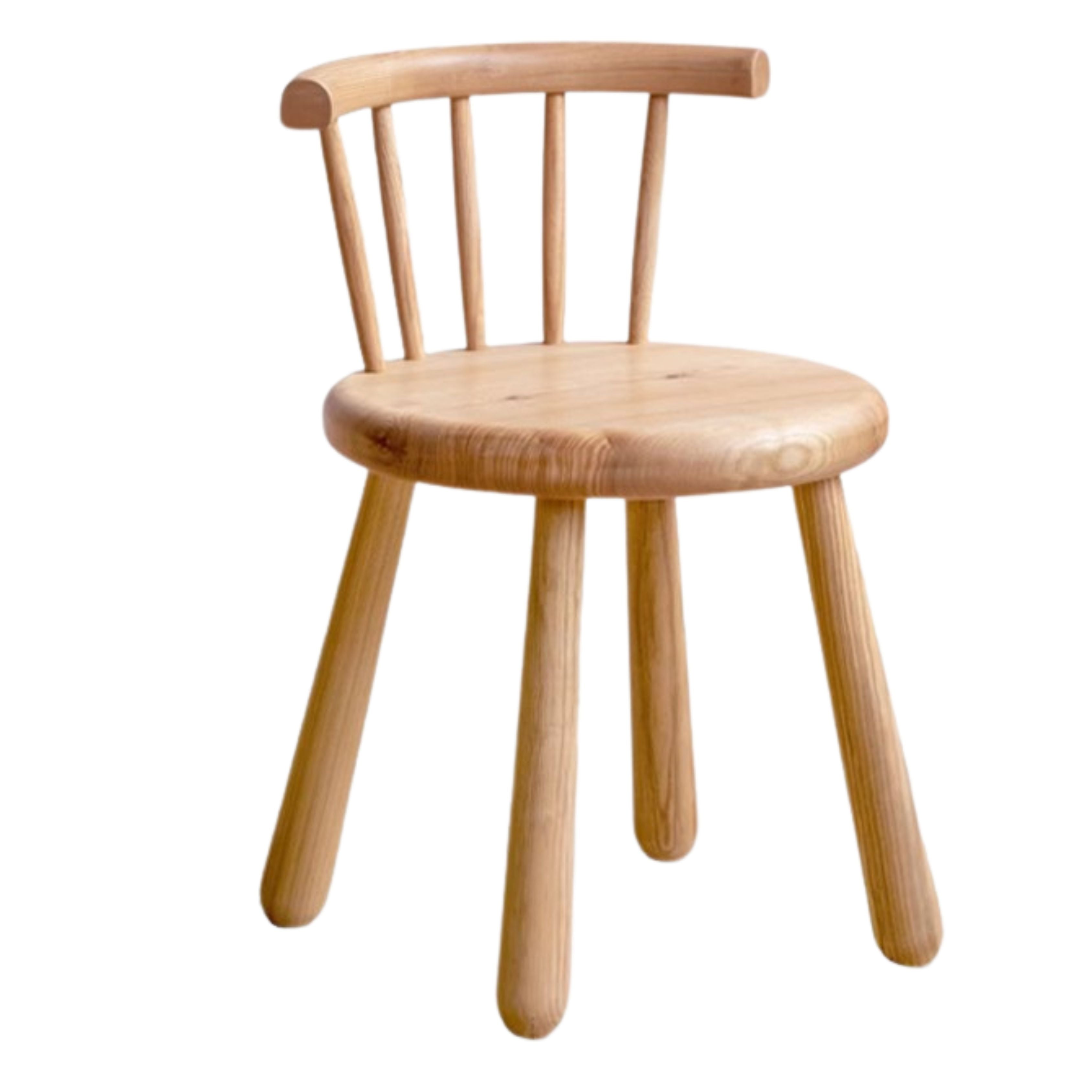 South American Walnut, Black Walnut, Ash Solid Wood Side Chair Small Stool