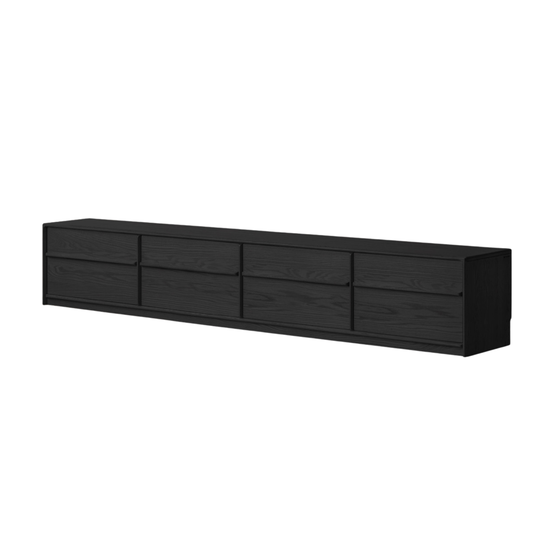 Oak, Ash Solid Wood Modern Skeleton Line TV Cabinet
