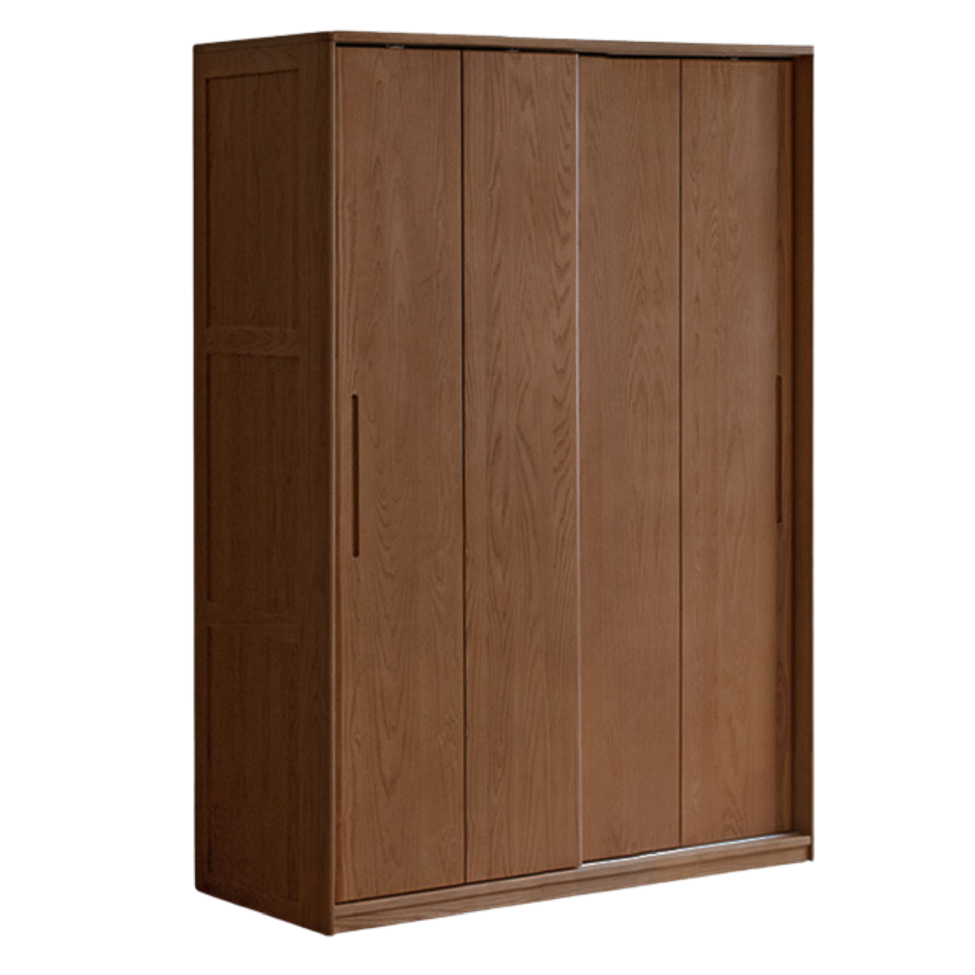 White Ash, Ash, Oak Solid Wood Wardrobe With Sliding Doors