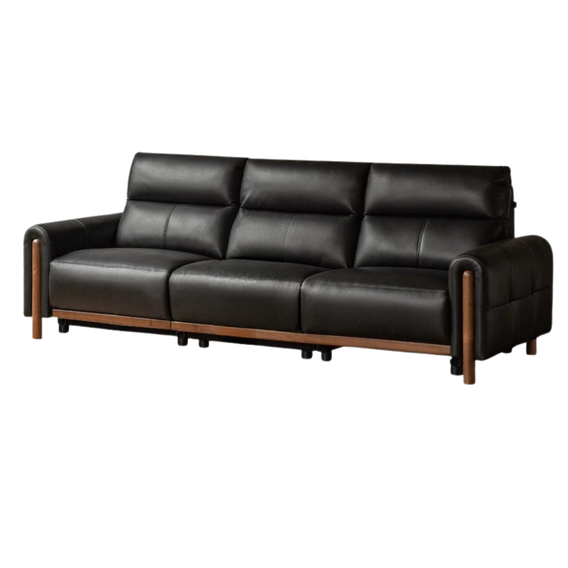 Top Grain Genuine Leather Zero Wall Power Reclining Sofa