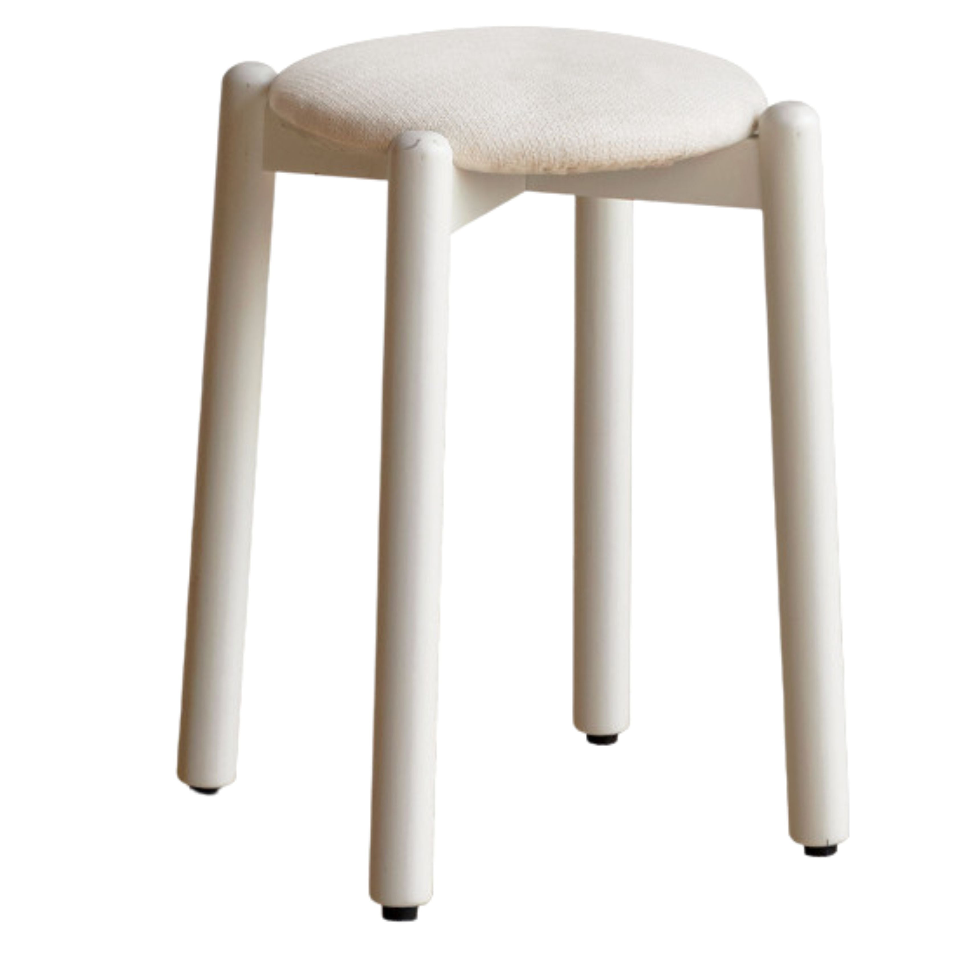 Black Walnut, Ash, Oak, Beech, Cherry Solid Wood, Solid RubberWood Stackable Small Stool