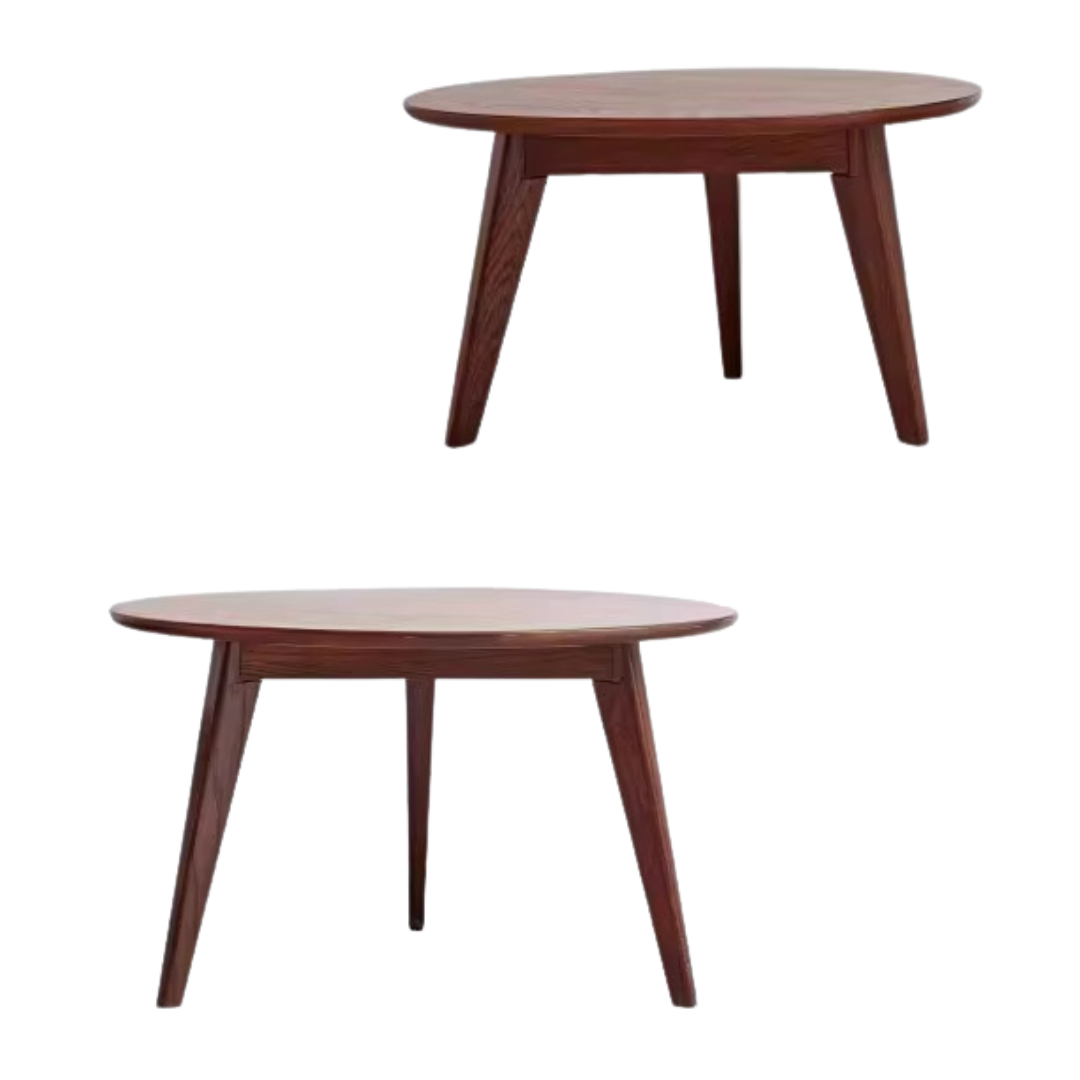 Oak Solid Wood Side Table Combination