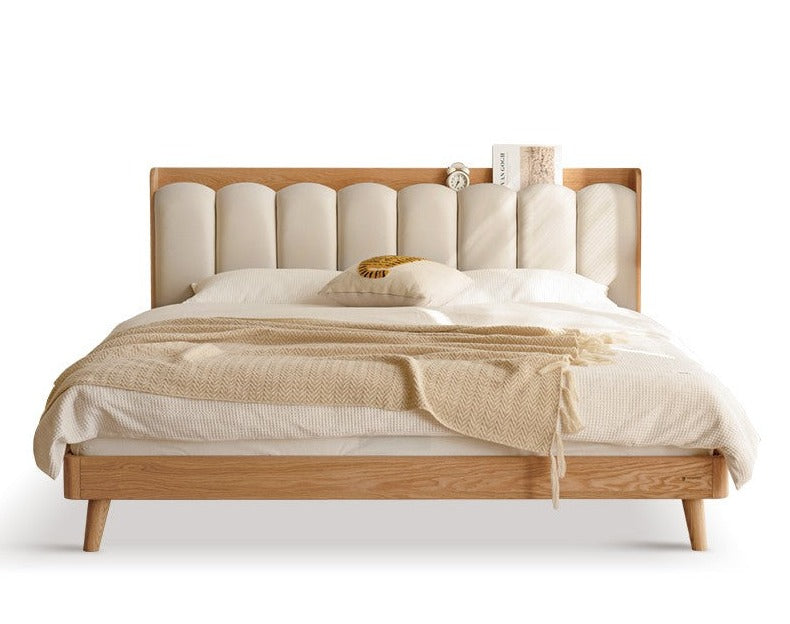 Beech, Oak Solid Wood Soft-Packe, Piano Key Bed