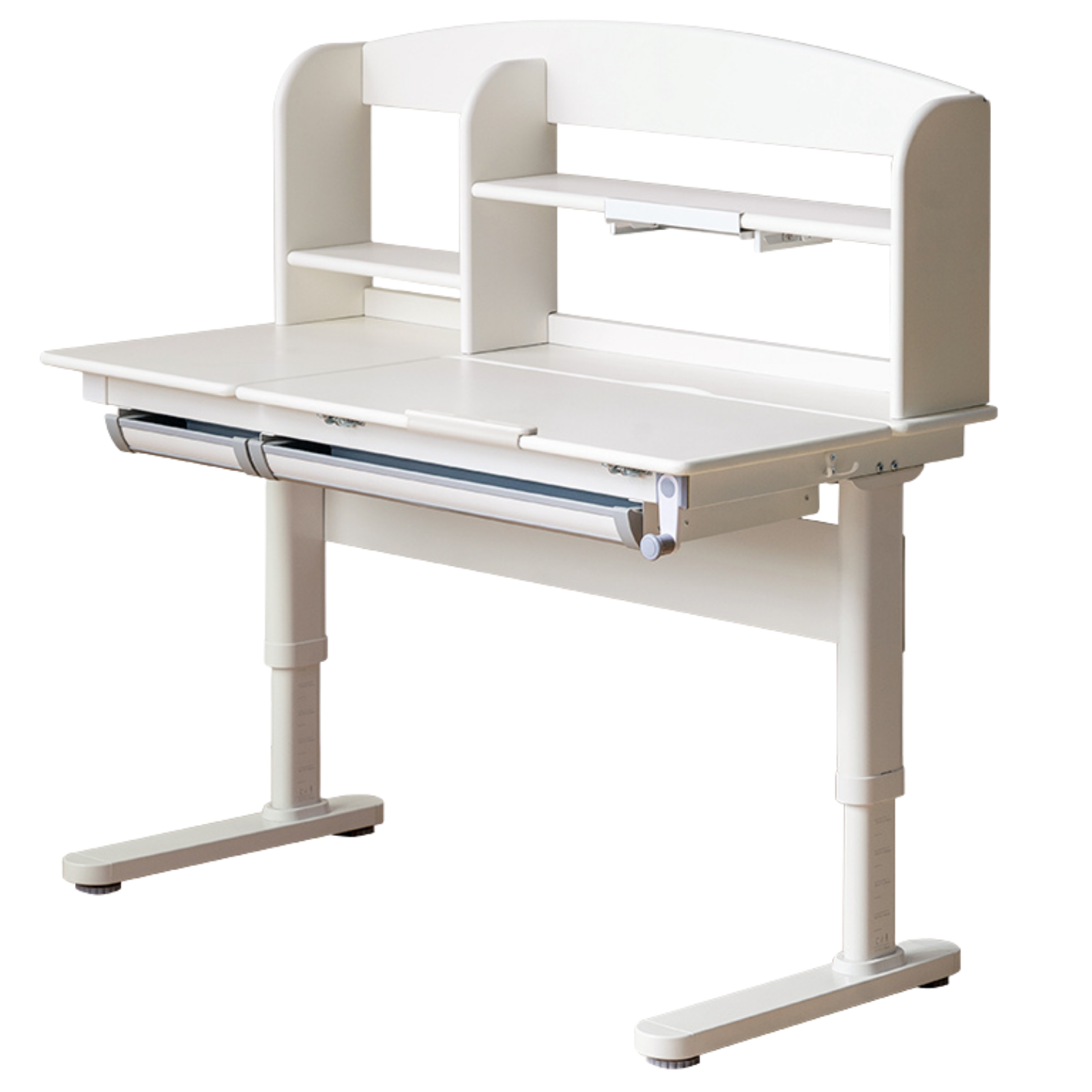 Beech, Solid RubberWood kids Lifting Study Desk