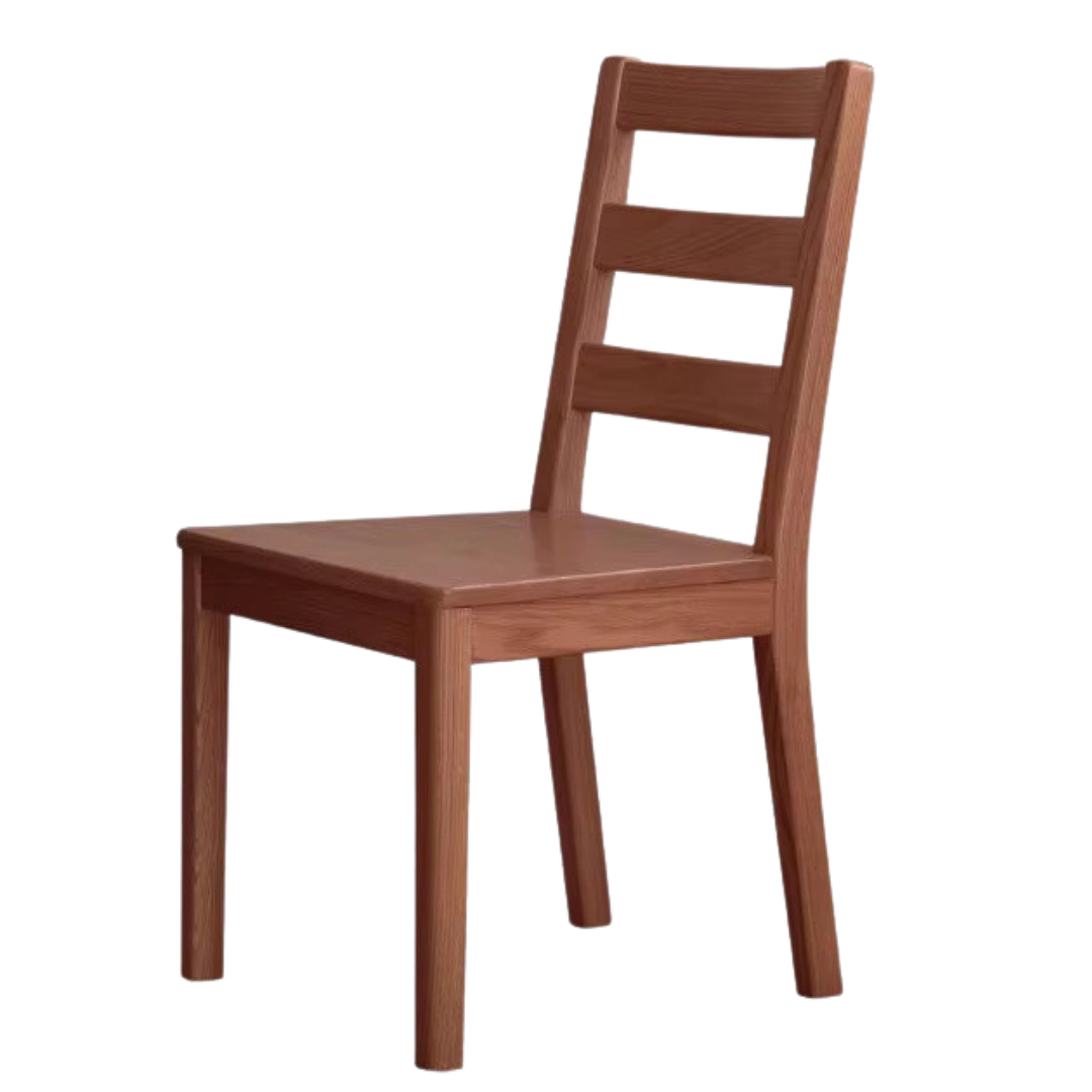 4 pcs set Oak, Beech, Rubberwood Solid Wood - Dining Chair