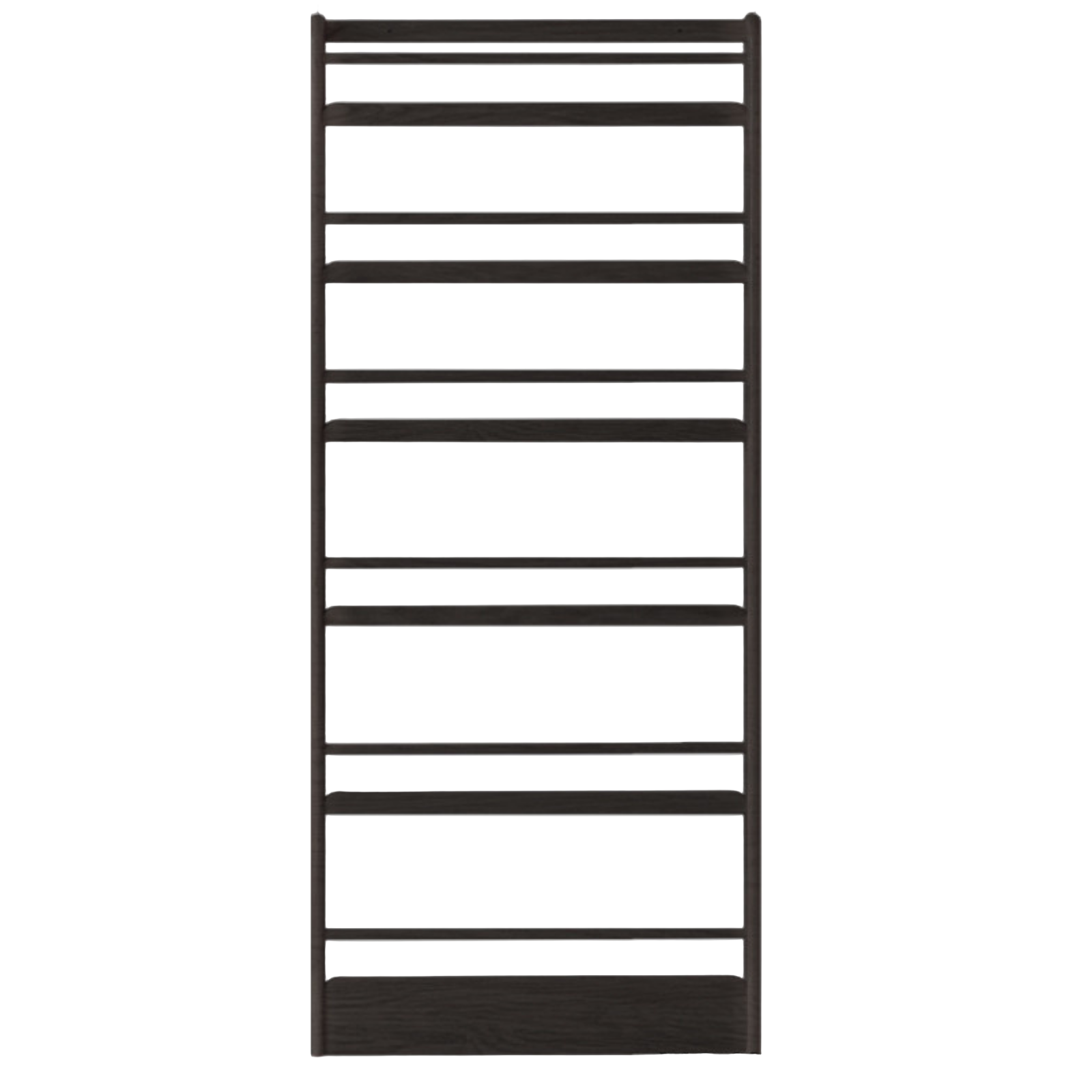 Oak, Beech Solid Wood Wall-mounted Ultra-thin Bookshelf