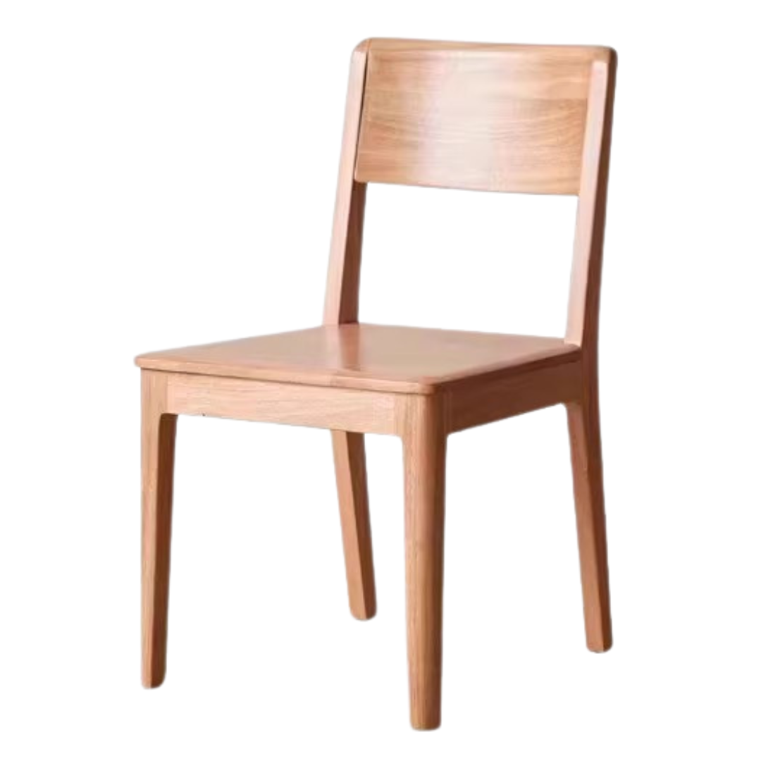 Black Walnut, Ash, Oak, Beech Solid wood, Solid RubberWood - Dining Chair Modern 4 pcs set